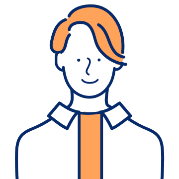 男性社員のイラスト